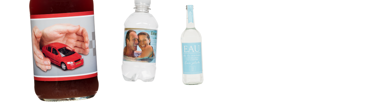 Flesjes bronwater bedrukken als promotie