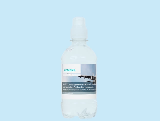 Waterflesjes met eigen label