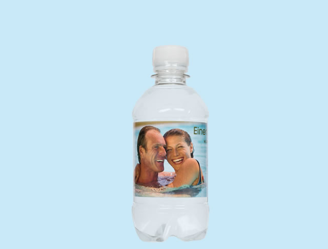 Flesje water met eigen etiket 33 cl. schroefdop 5
