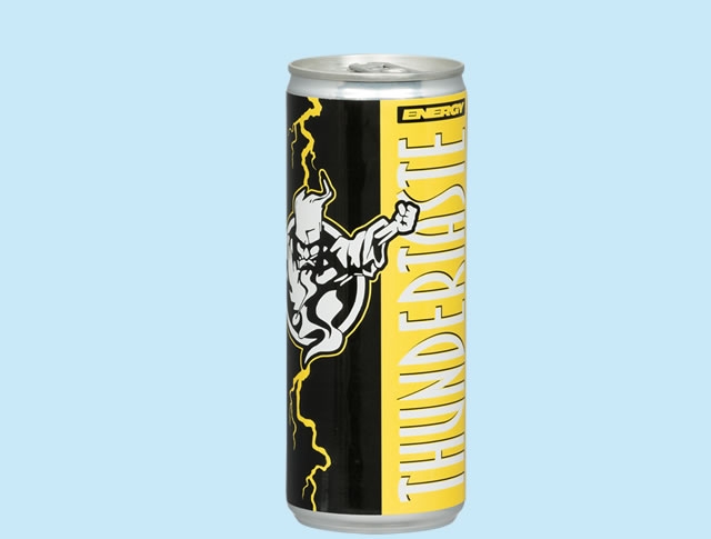 Blikje suikervrije Energy Drink met eigen etiket en logo 2