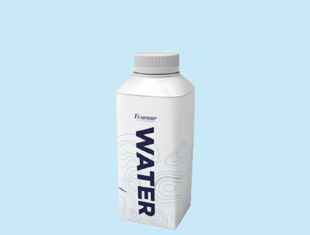 Tetra Top 33 - volledig bedrukt kartonnen flesje water 3